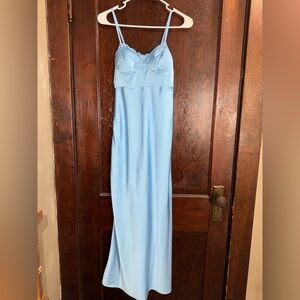 Wild Fable Satin Blue Dress